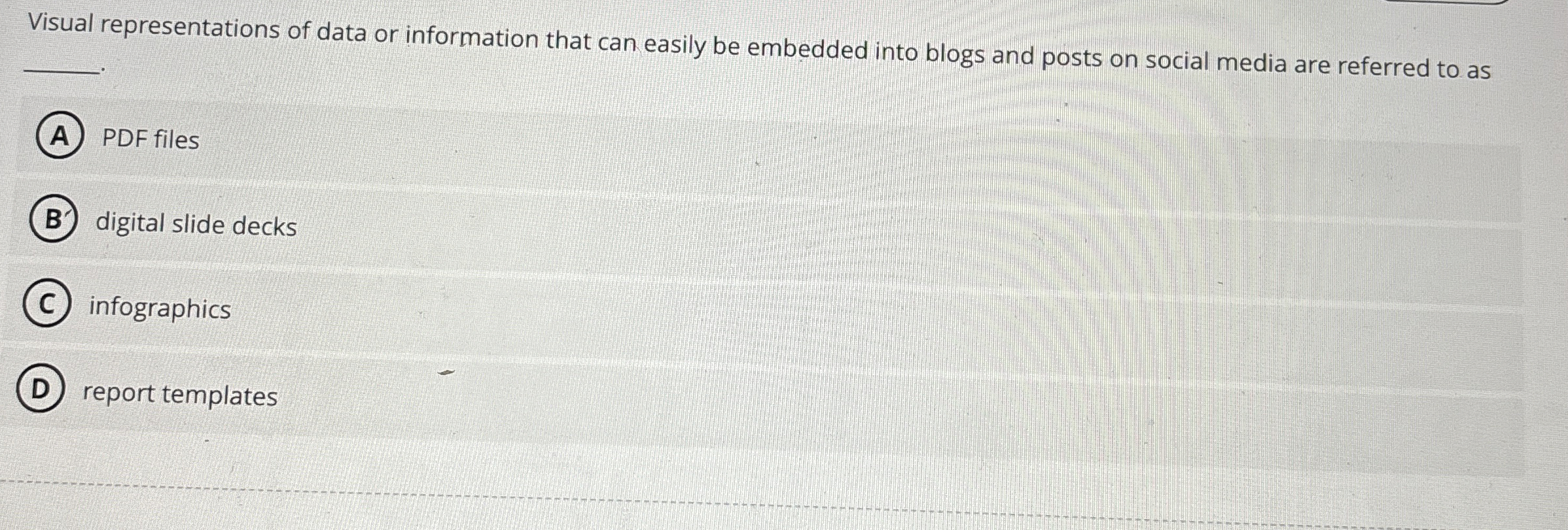  Visual representations of data or information that can easily be embedded