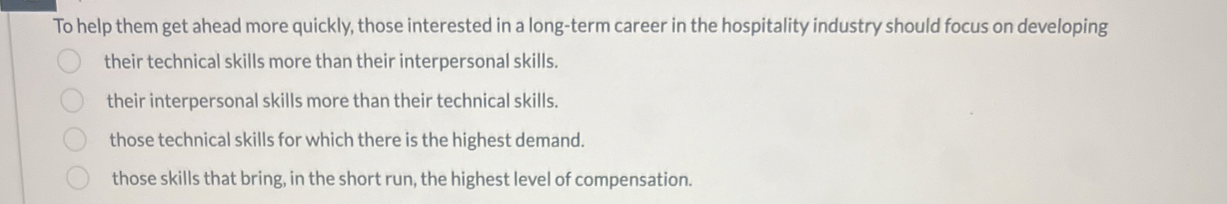  To help them get ahead more quickly, those interested in a