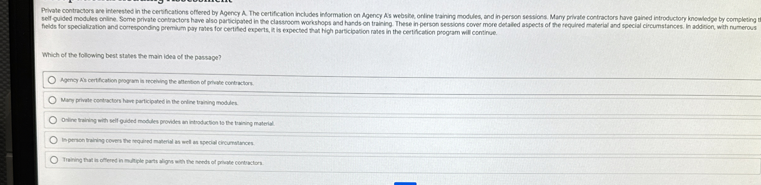 fields for specialization and corresponding premium pay rates for certified experts,