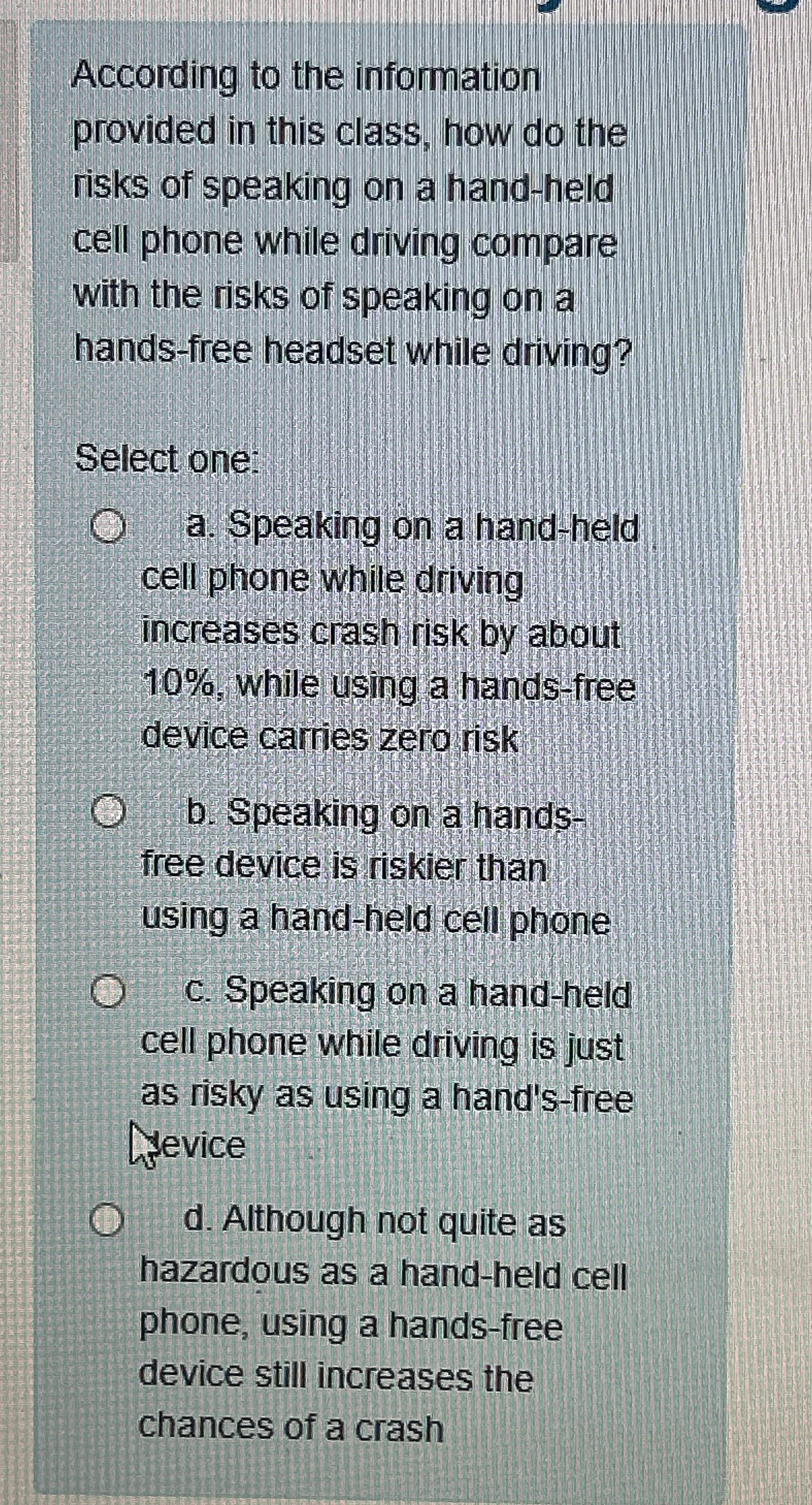  According to the information provided in this class, how do the