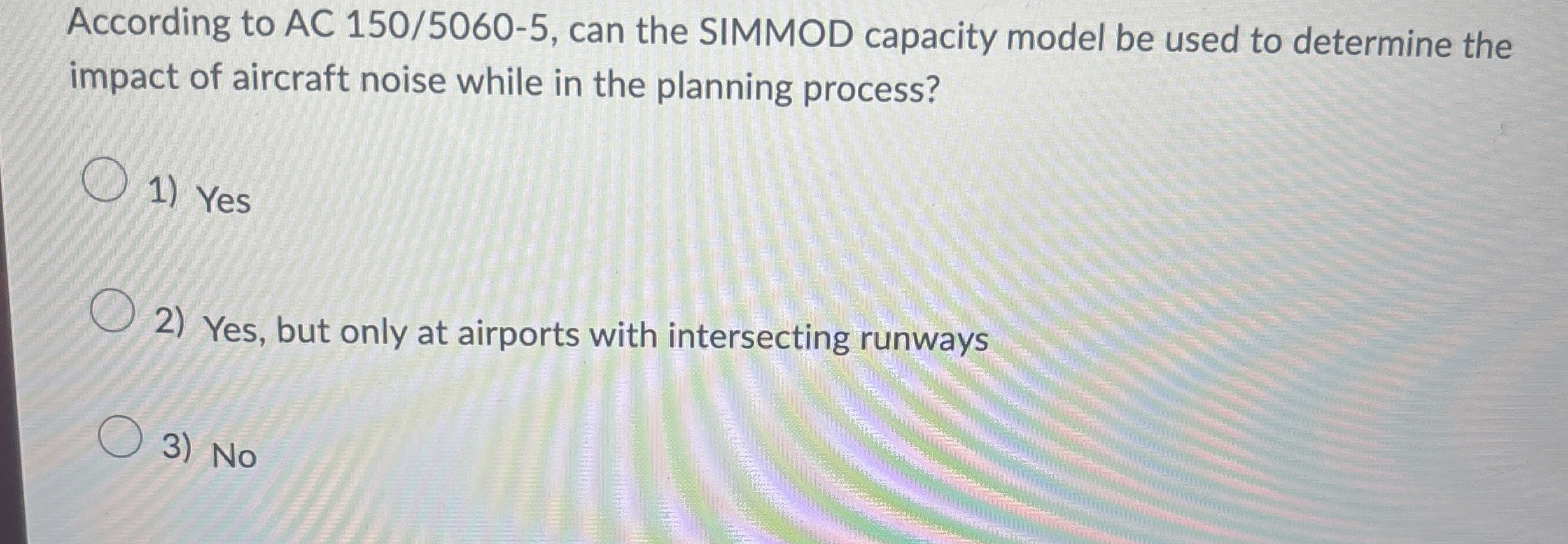  According to AC 150/5060-5, can the SIMMOD capacity model be used