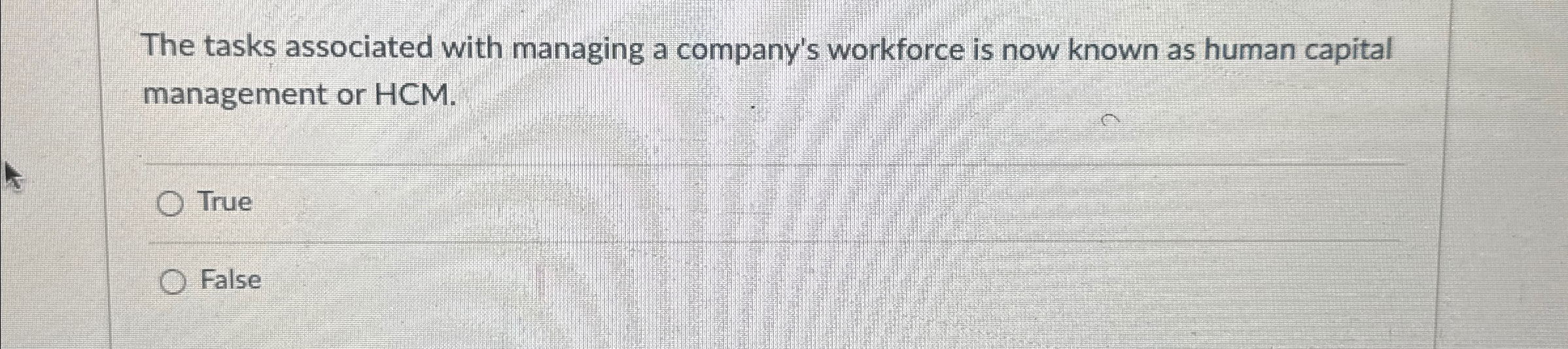  The tasks associated with managing a company's workforce is now known