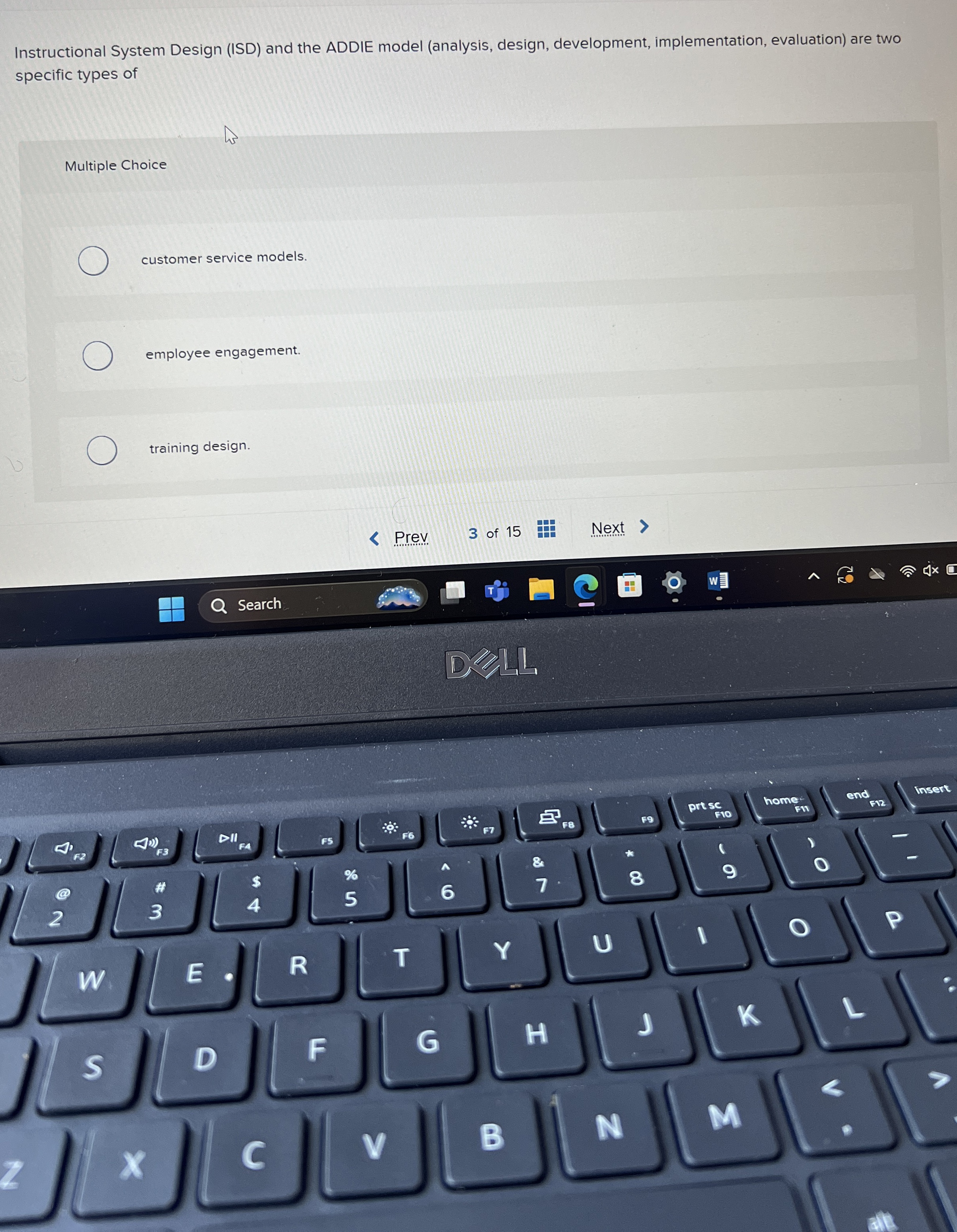  Instructional System Design (ISD) and the ADDIE model (analysis, design, development,
