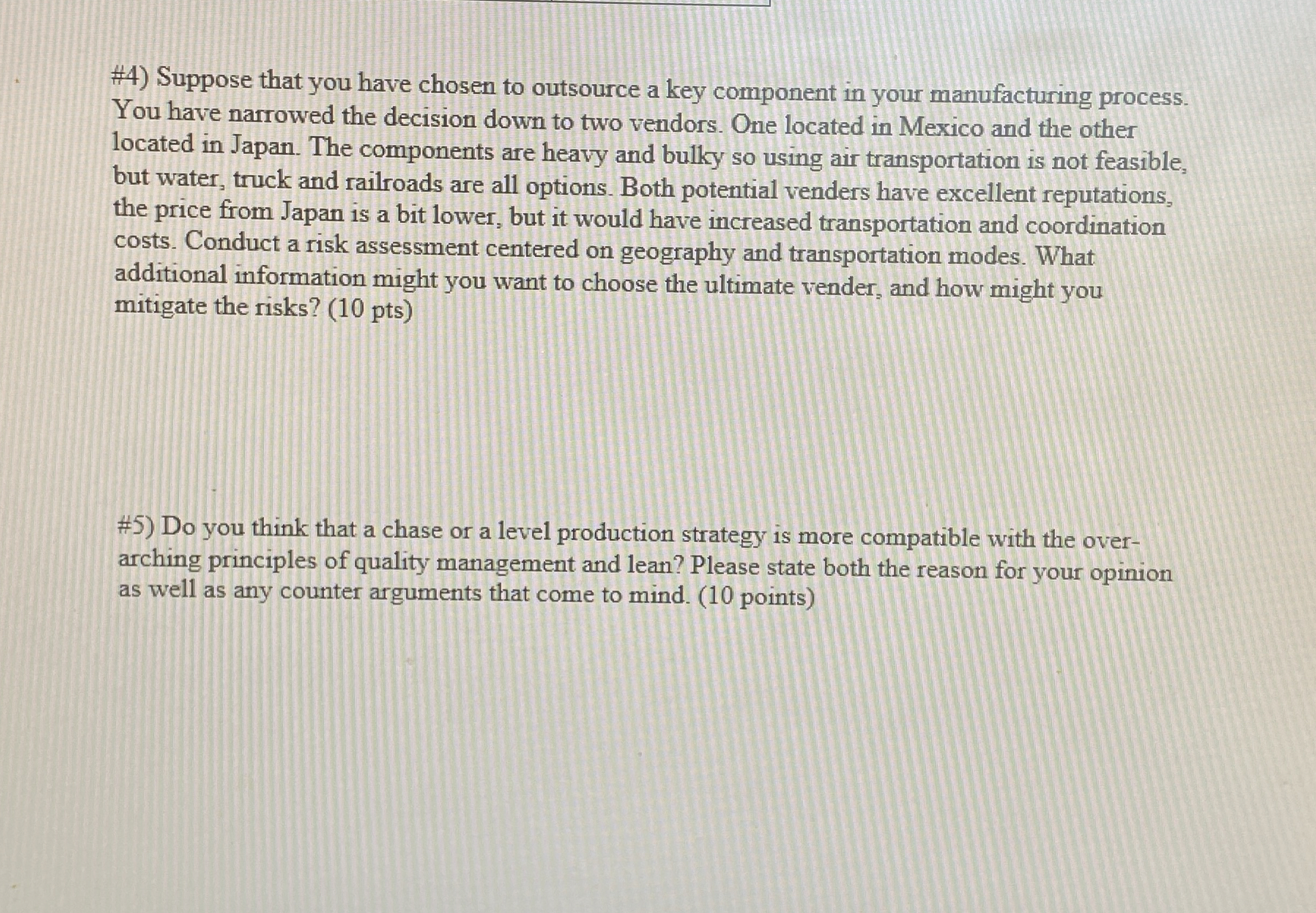  Please help on Number 4 and Number 5' #4) Suppose that