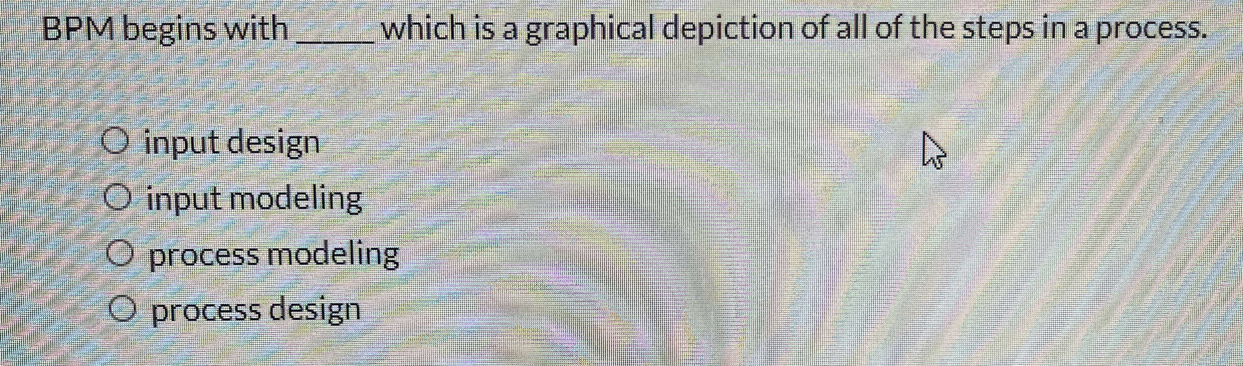  BPM begins with q, which is a graphical depiction of all