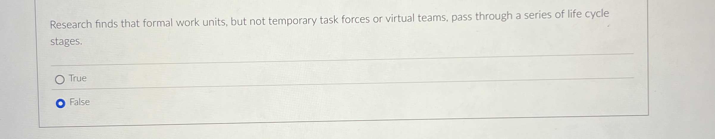  Research finds that formal work units, but not temporary task forces