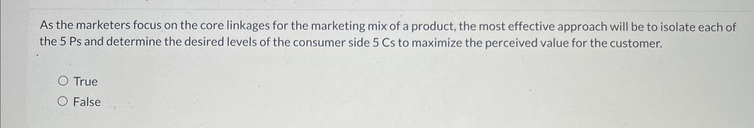  As the marketers focus on the core linkages for the marketing