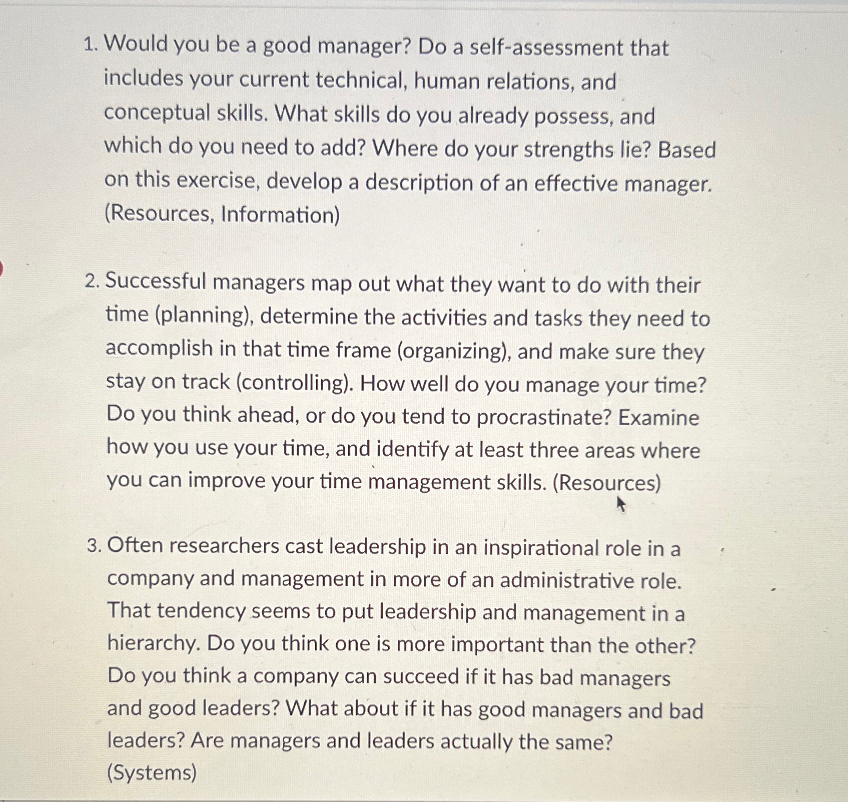  Would you be a good manager? Do a self-assessment that includes