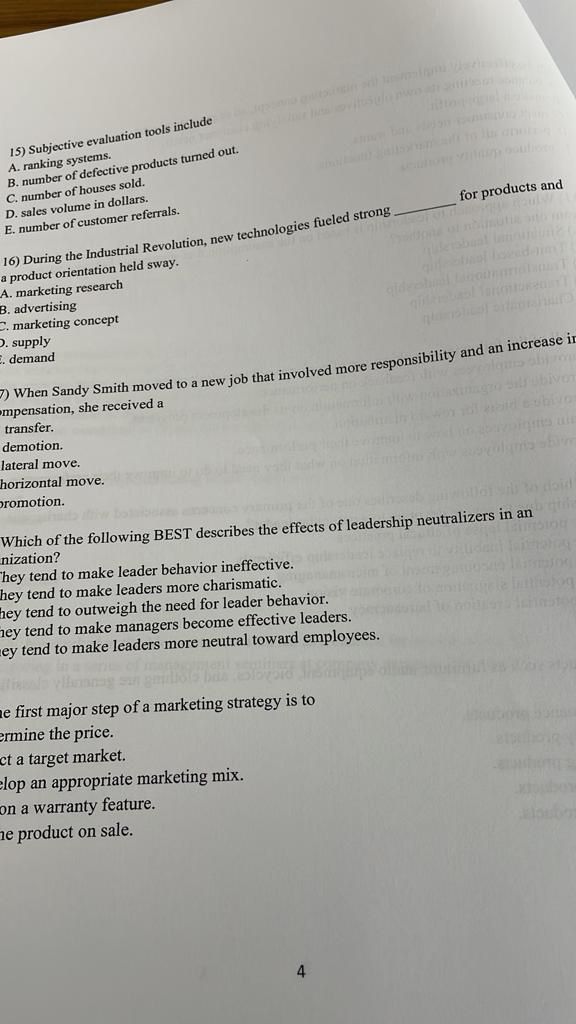  Subjective evaluation tools include A. ranking systems. B. number of defective