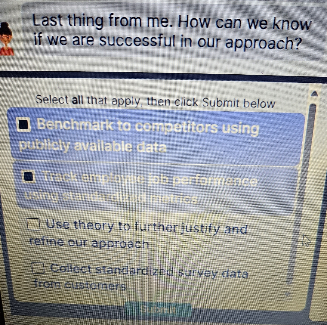  Last thing from me. How can we know if we are