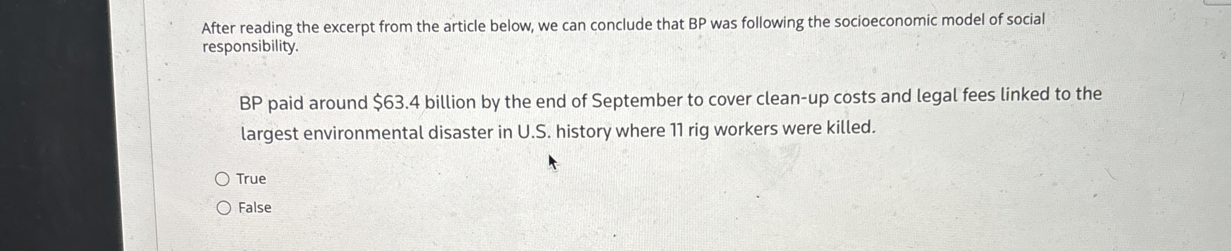  After reading the excerpt from the article below, we can conclude