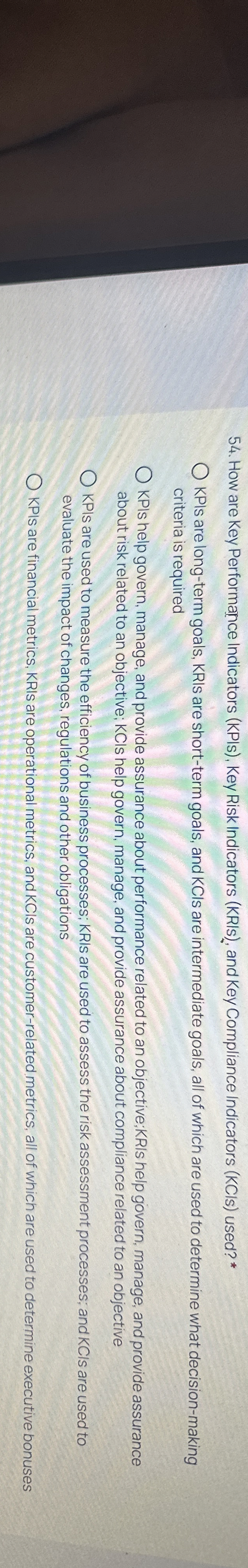  How are Key Performance Indicators (KPIs), Key Risk Indicators (KRIs), and