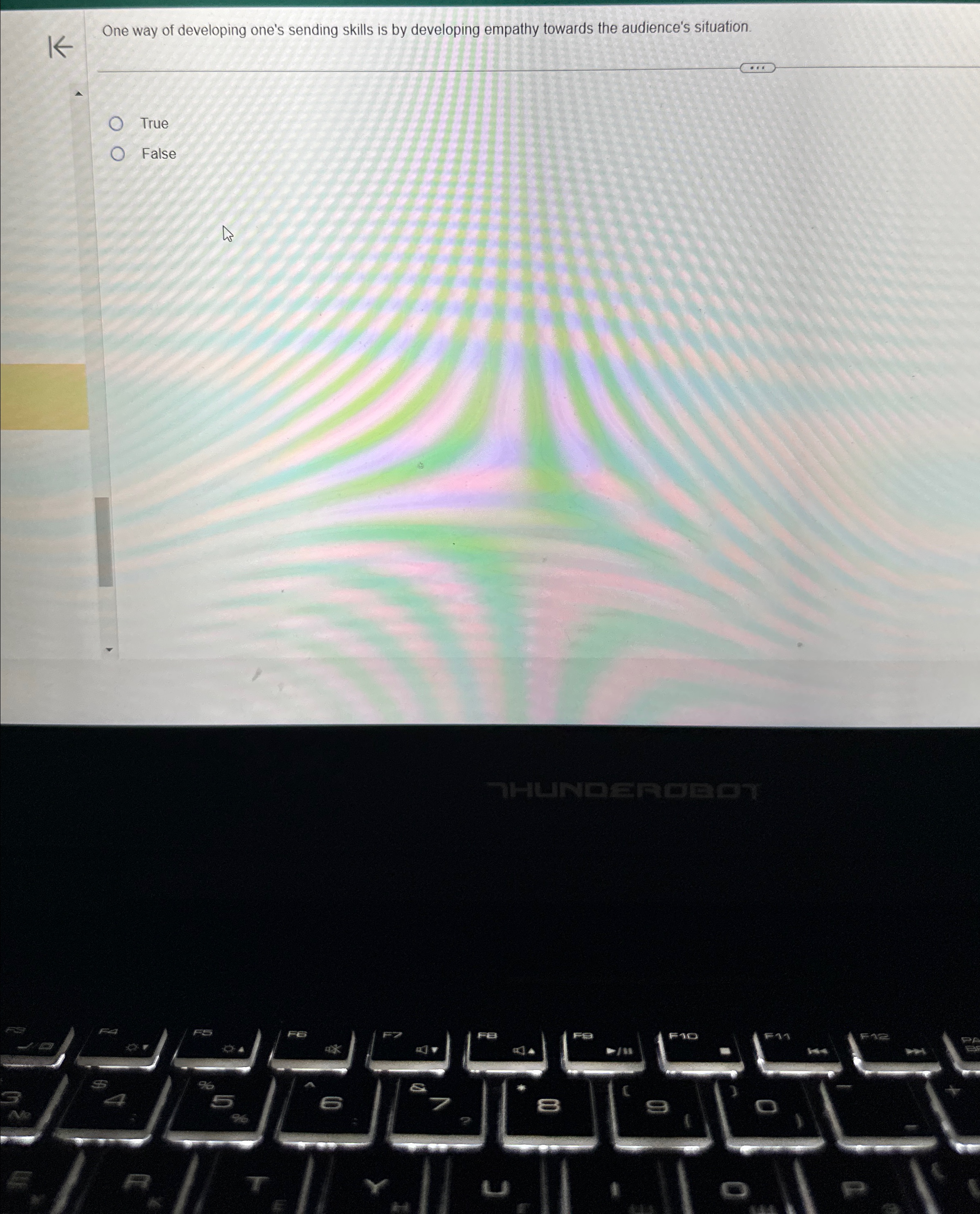  One way of developing one's sending skills is by developing empathy