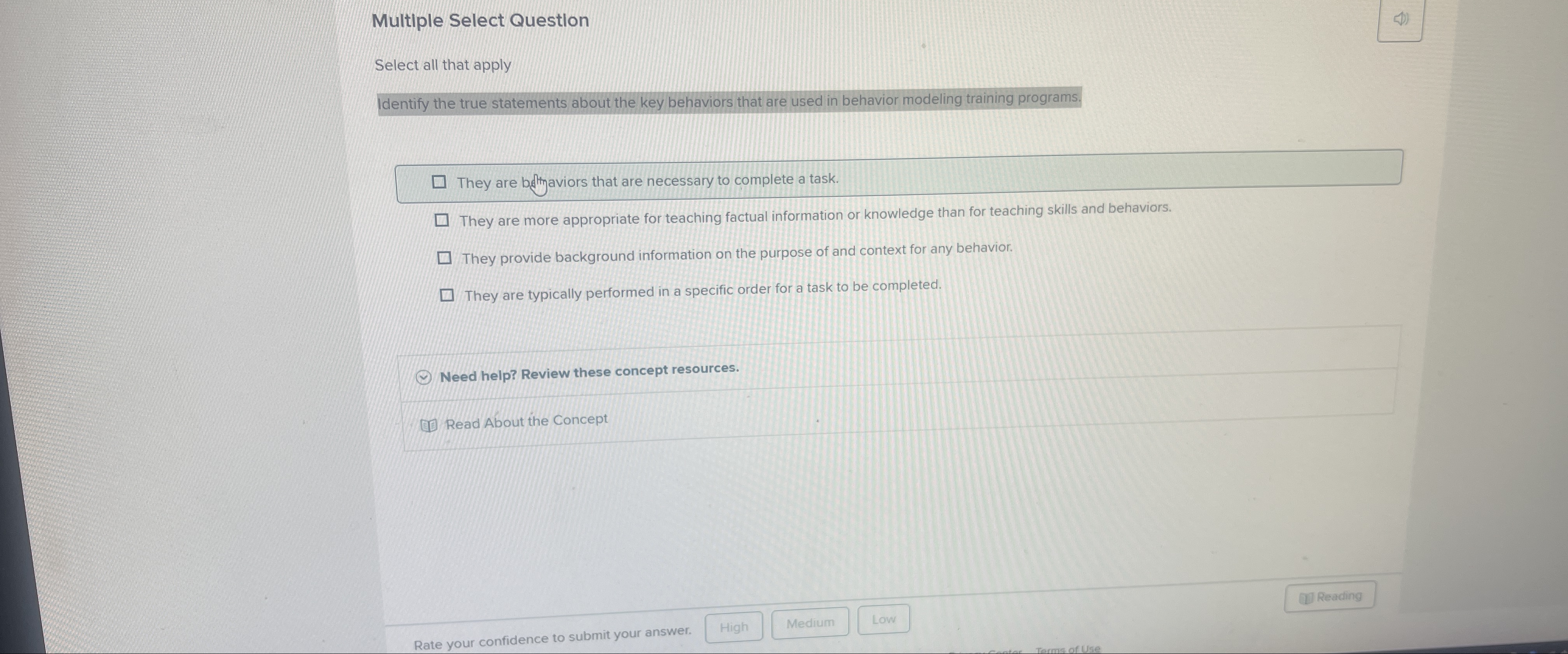  Multiple Select Question Select all that apply Identify the true statements