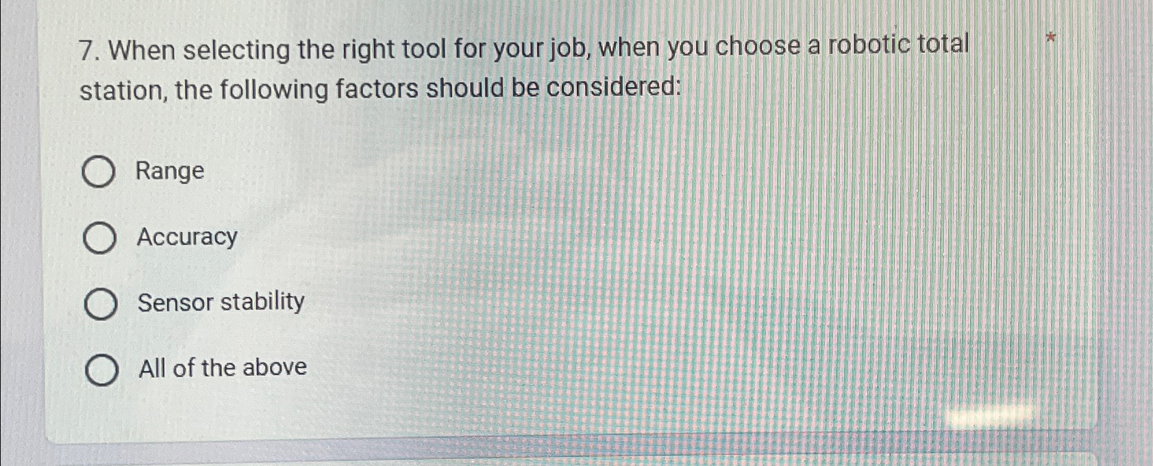  When selecting the right tool for your job, when you choose