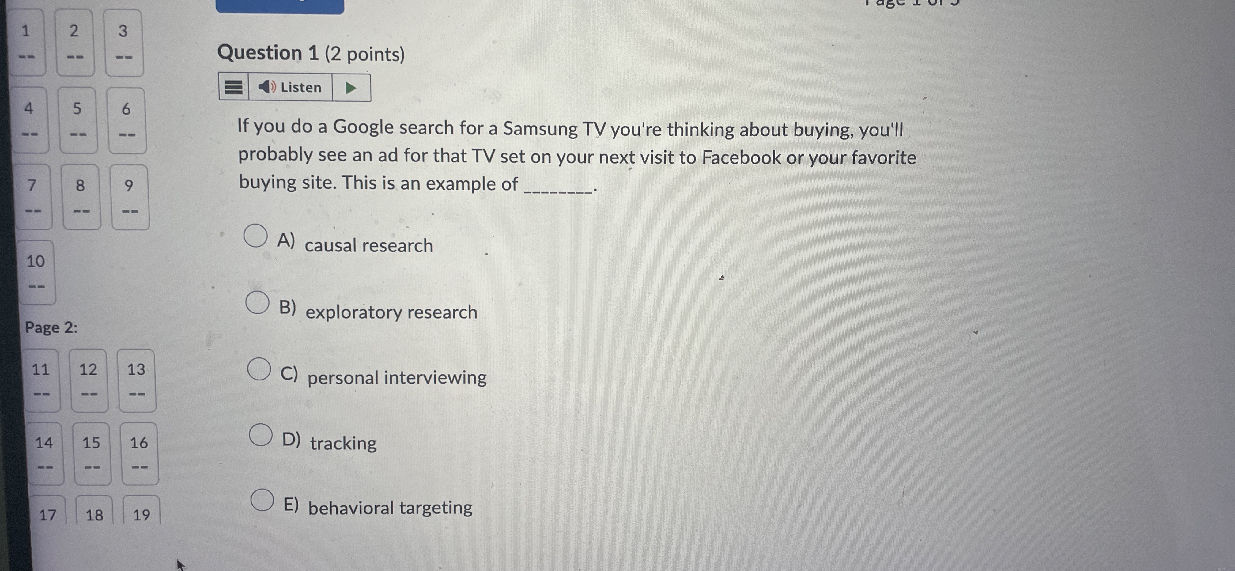  Question 1(2 points) If you do a Google search for a