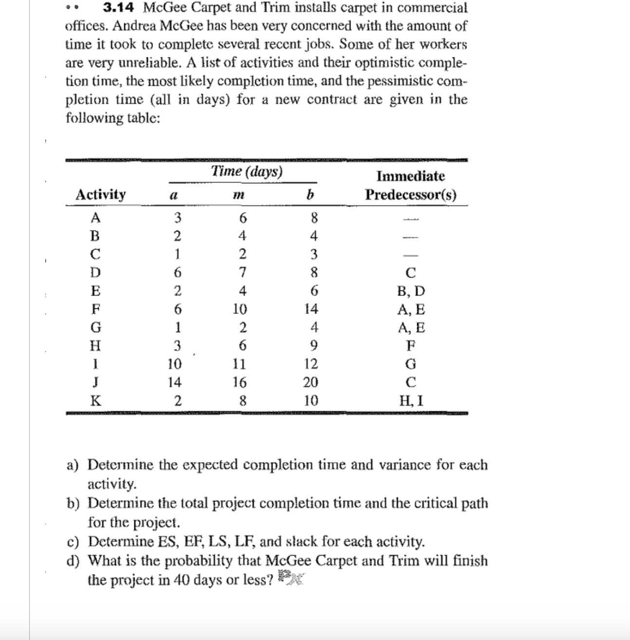  ,3.14 McGee Carpet and Trim installs carpet in commercial offices. Andrea