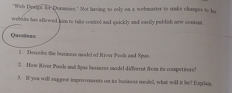  CASE STUDY 7 River Pools and Spas: Reach Consumers Using Social