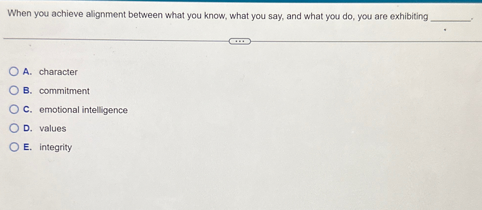  When you achieve alignment between what you know, what you say,