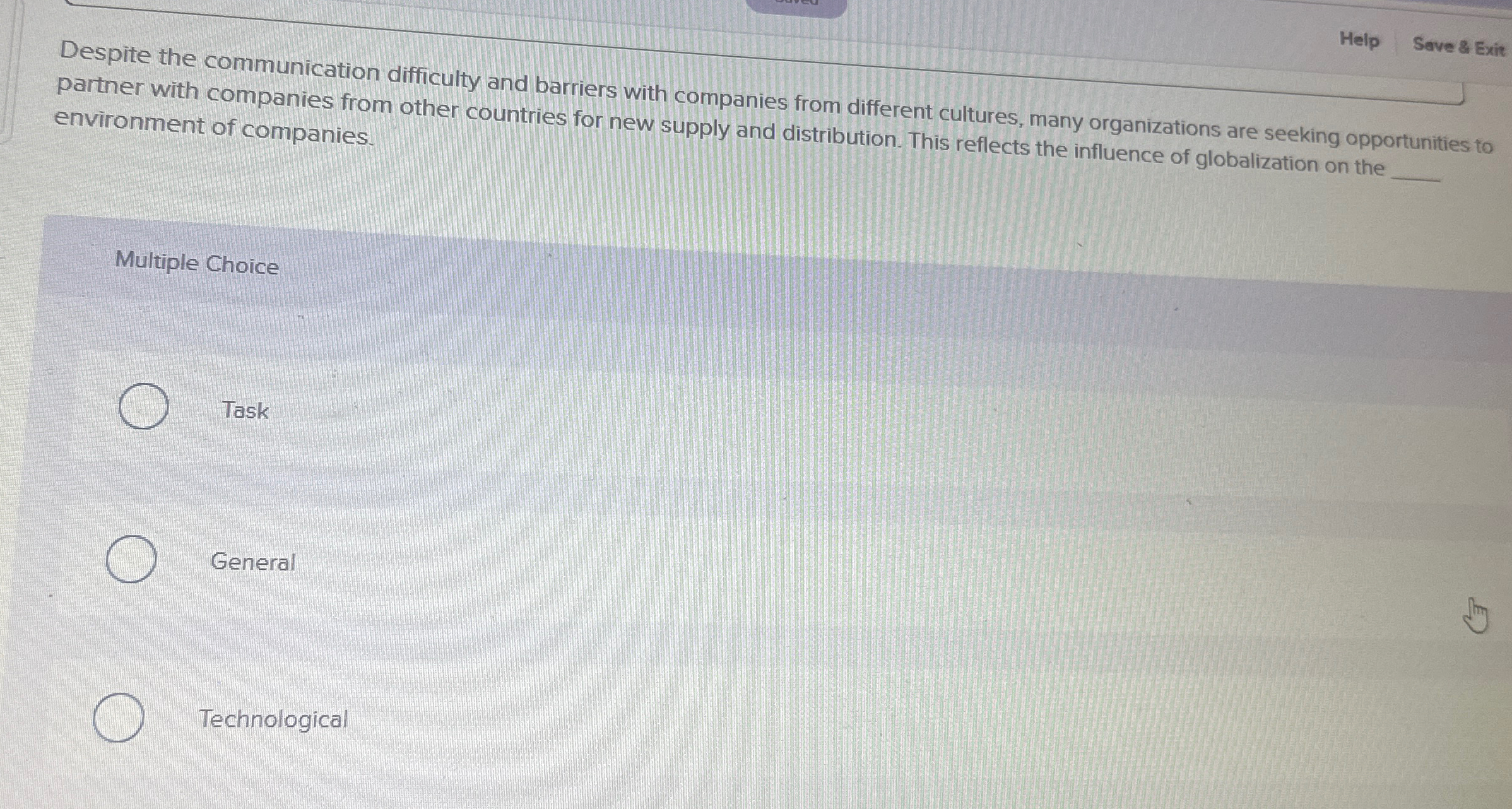  Help Save & Exit Despite the communication difficulty and barriers with