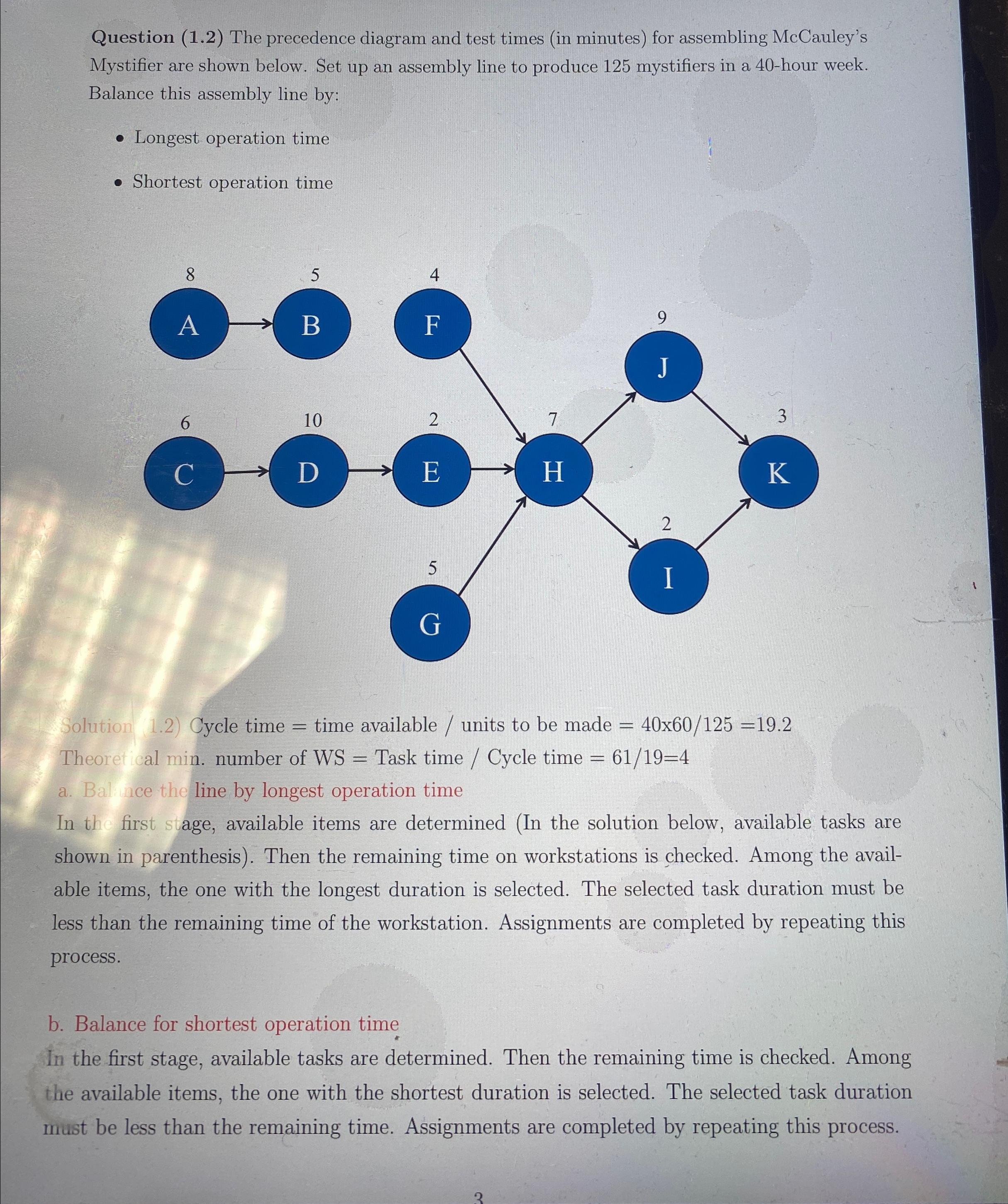  can you please explain how to divide into workstations by the