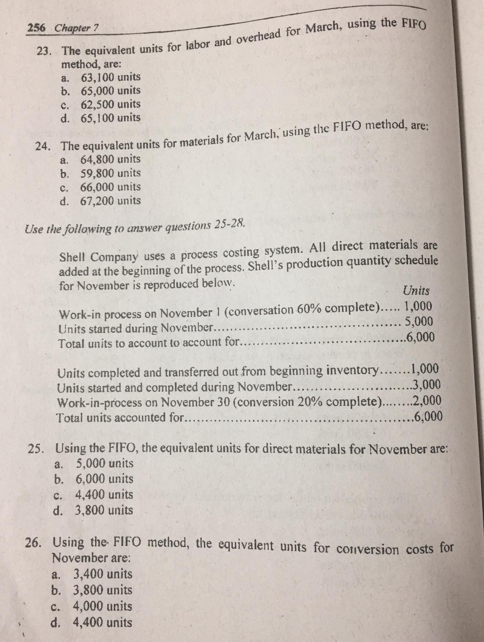 please help me, thank you in advance 256 Chapter 7 23. The