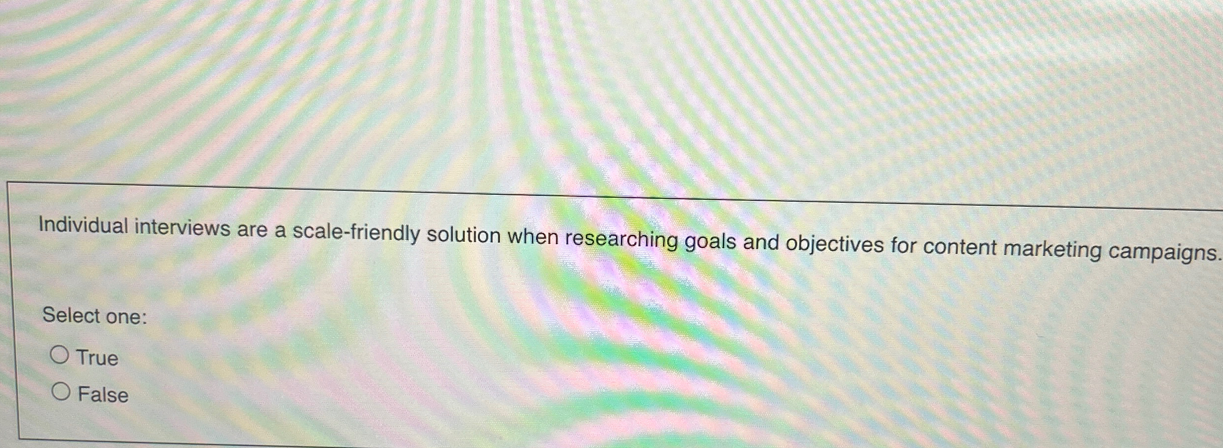  Individual interviews are a scale-friendly solution when researching goals and objectives