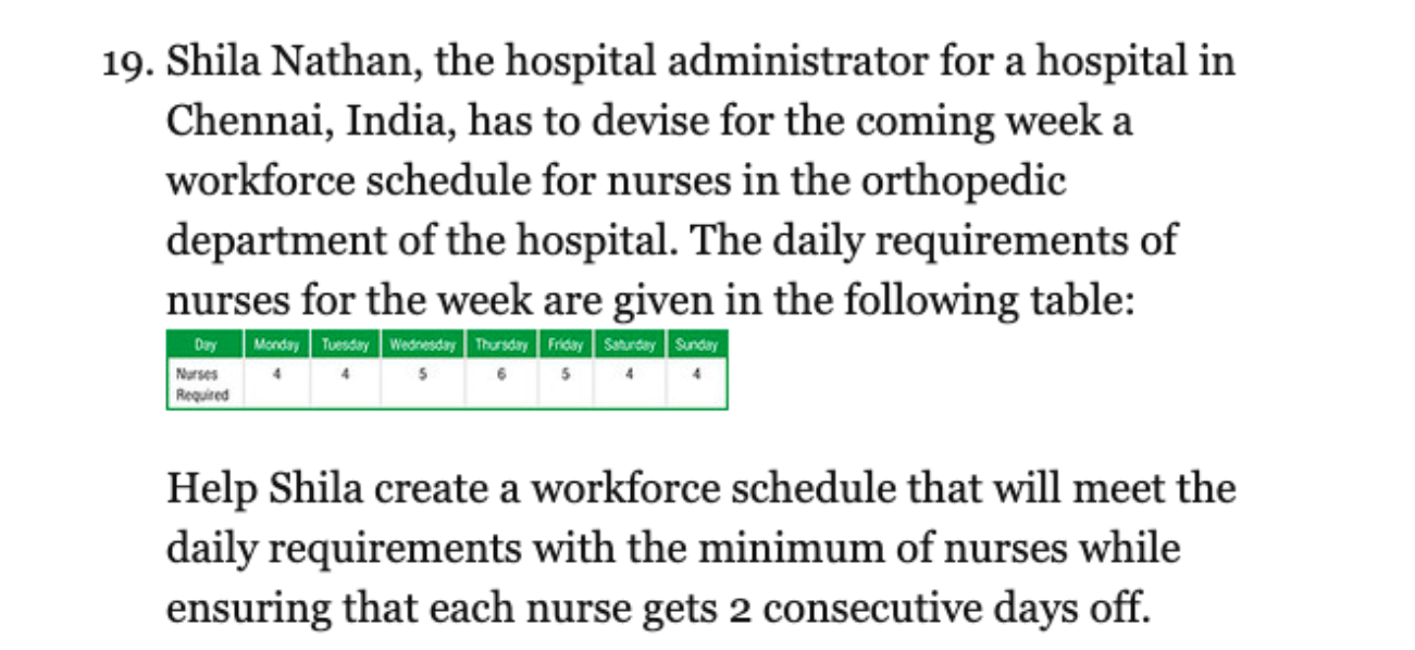  Please solve this question in excel solver. Ensure to post screenshots