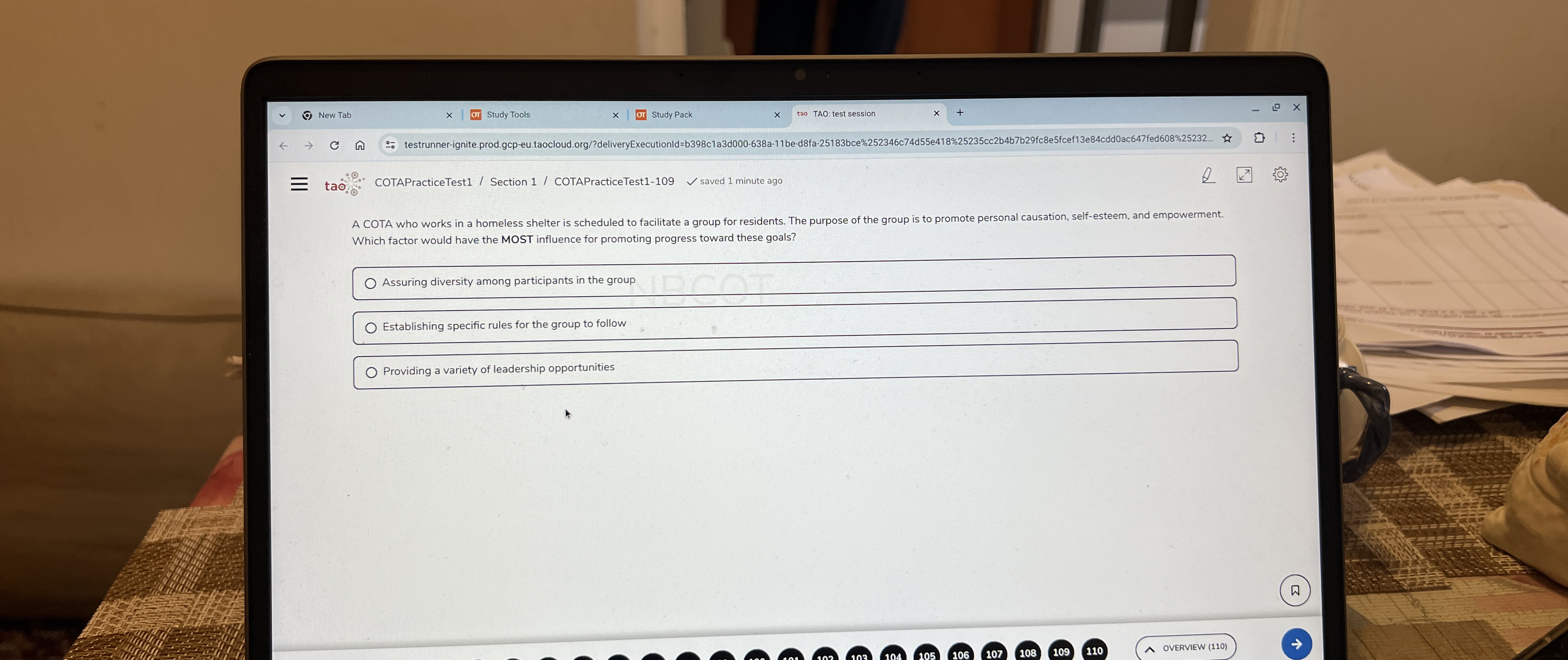  )=( Which factor would have the MOST influence for promoting progress