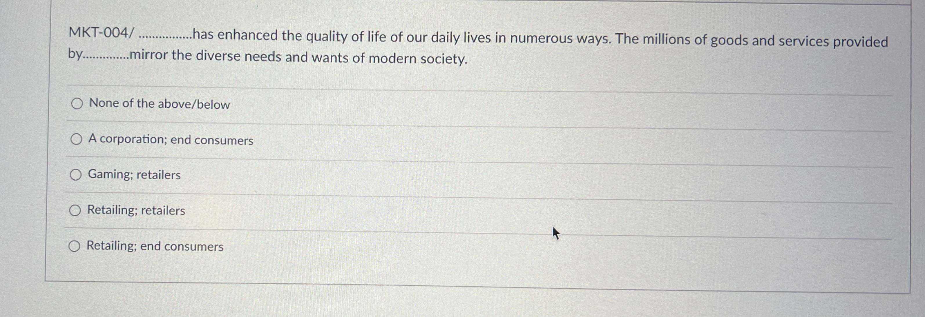  MKT-004/q, has enhanced the quality of life of our daily lives