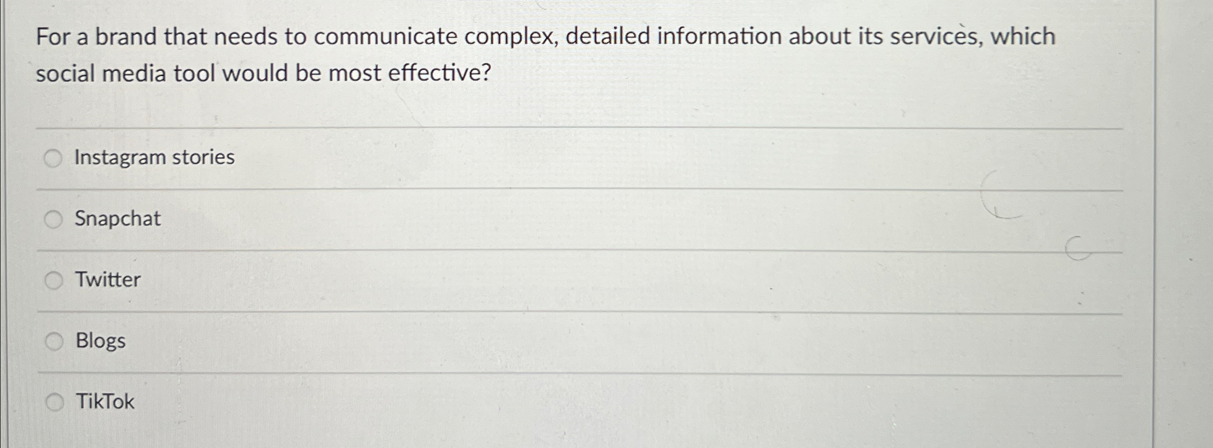  For a brand that needs to communicate complex, detailed information about