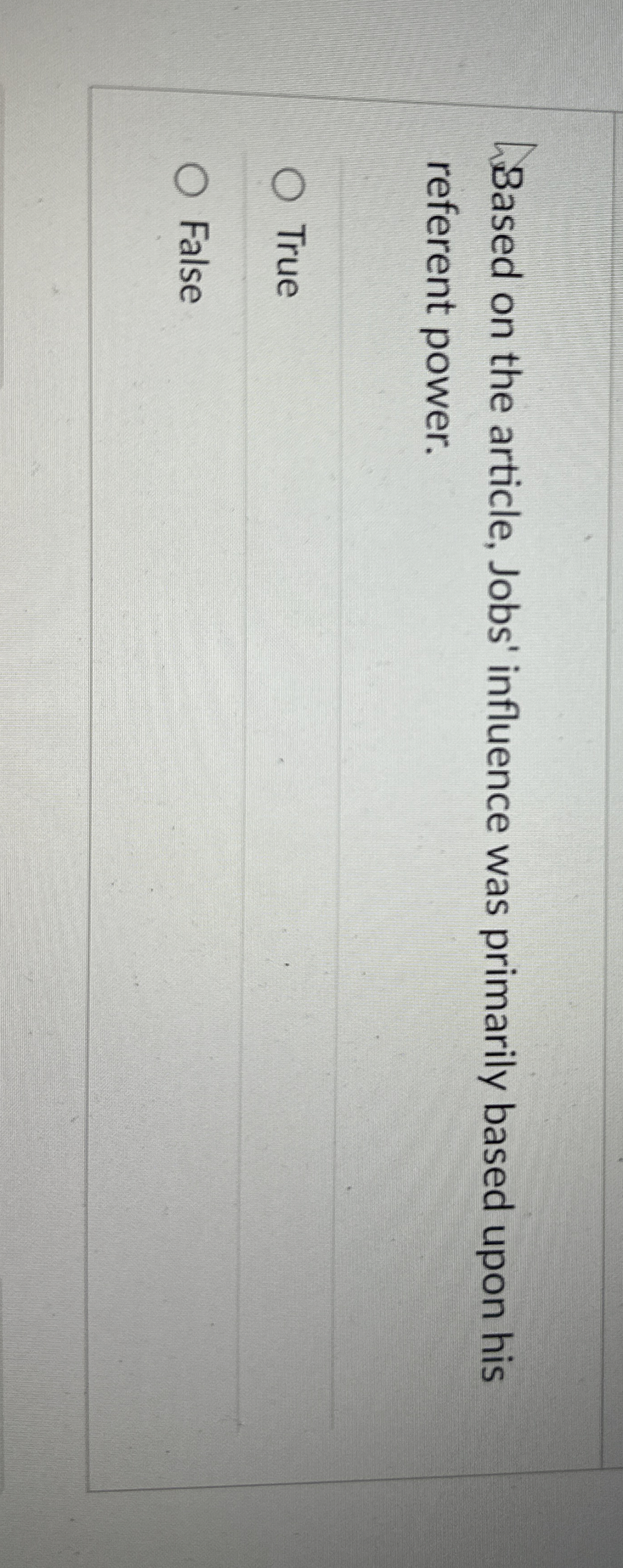  Based on the article, Jobs' influence was primarily based upon his