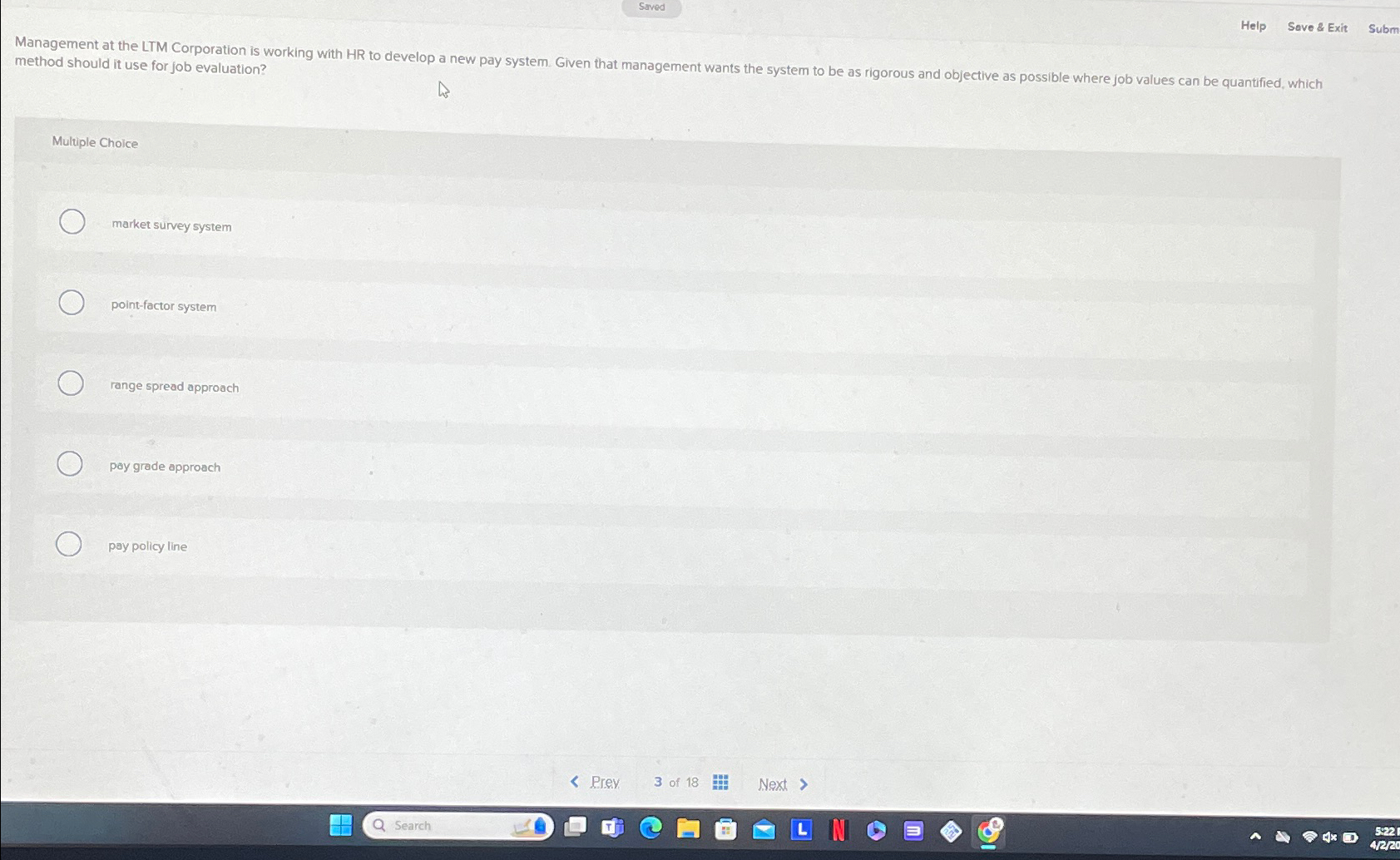  Help Sove & Exit Subm method should it use for job