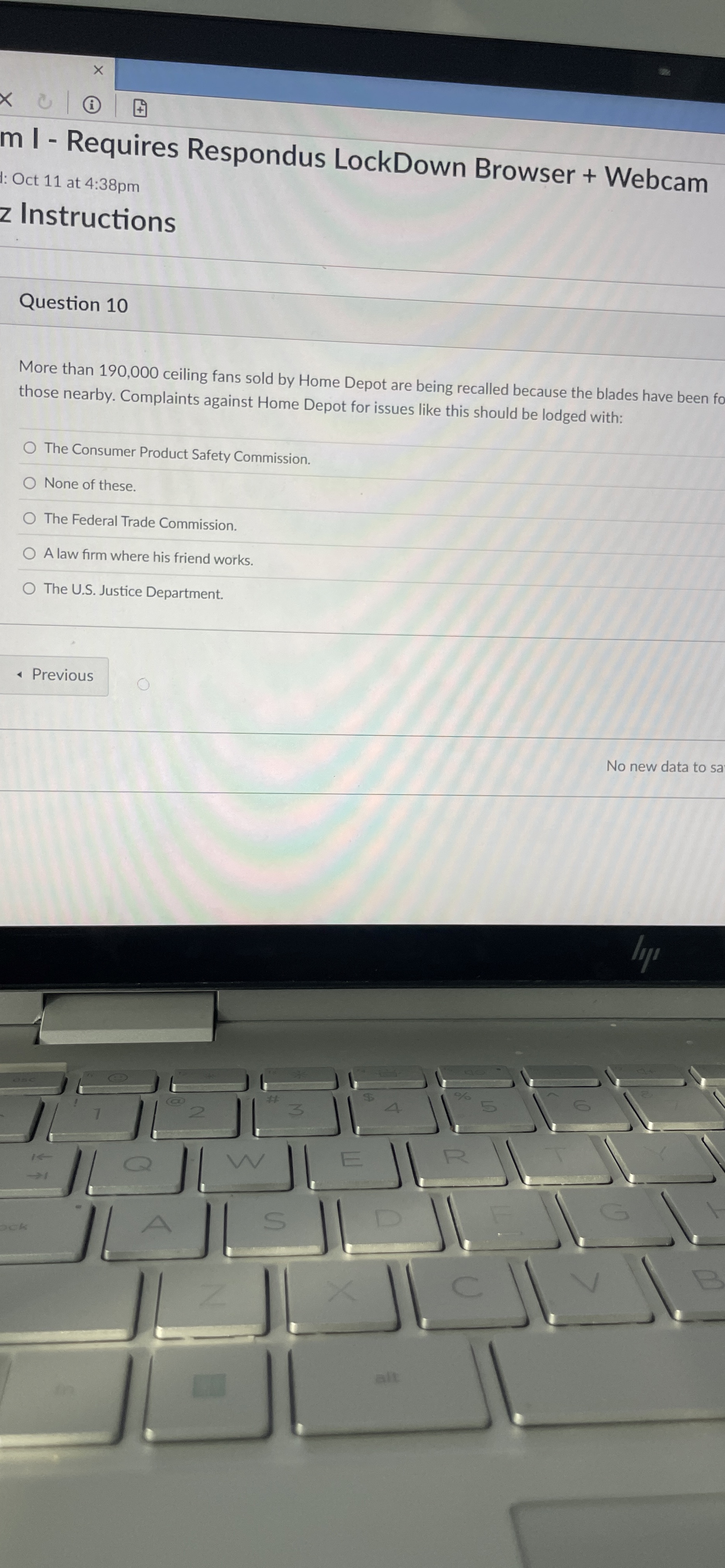  Question 10 More than 190,000 ceiling fans sold by Home Depot