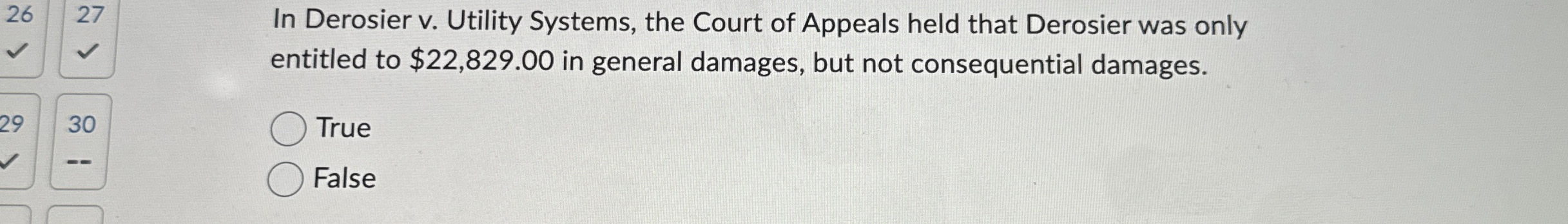  2627 In Derosier v. Utility Systems, the Court of Appeals held