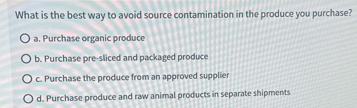  What is the best way to avoid source contamination in the