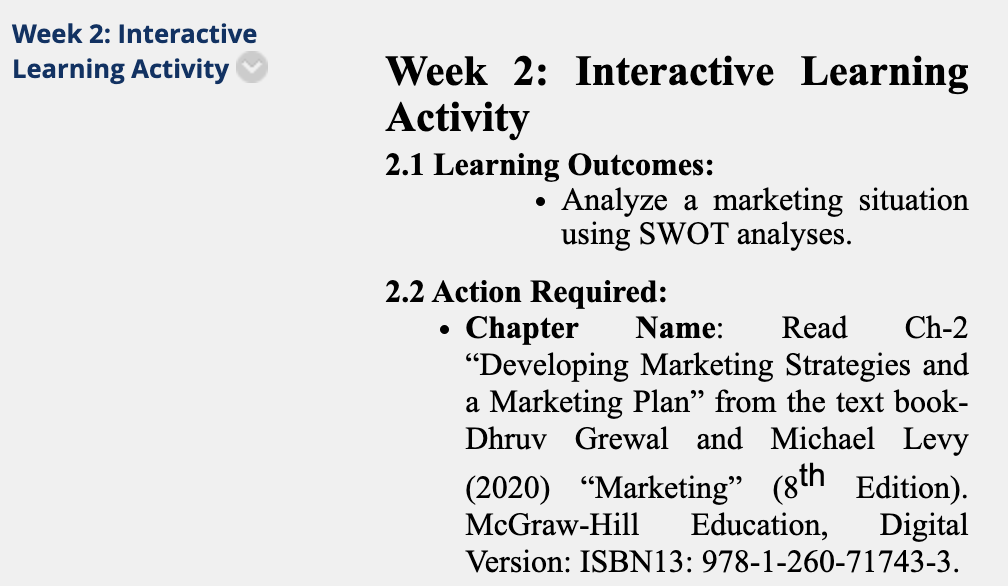  Week 2: Interactive Learning Activity Week 2: Interactive Learning Activity 2.1