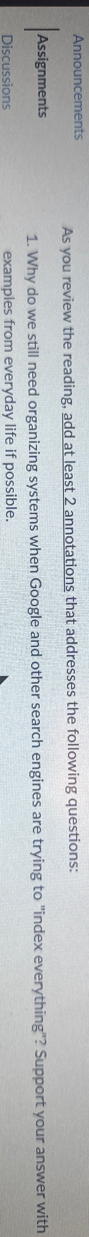 Why do we still need organizing systems when Google and other