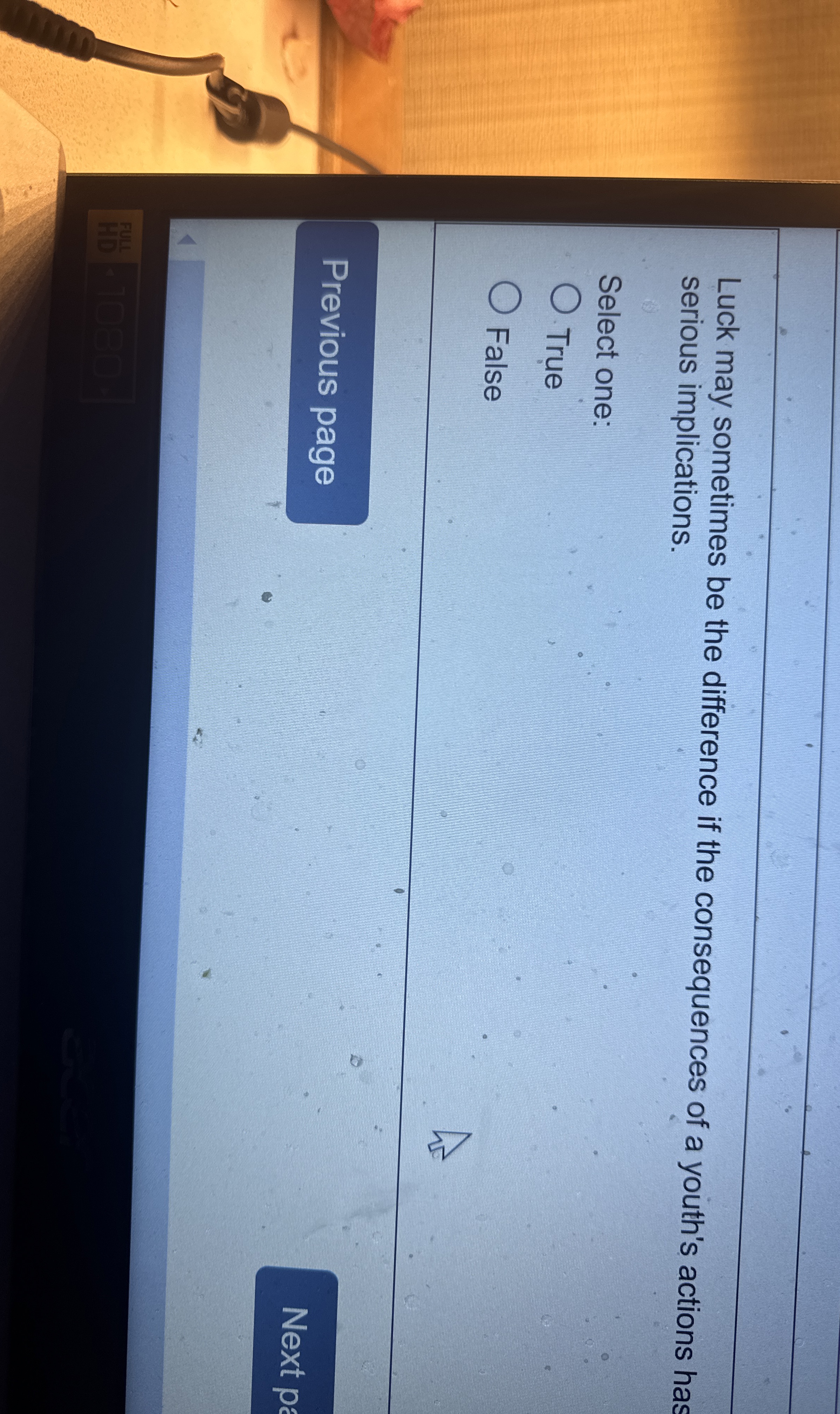  Luck may sometimes be the difference if the consequences of a