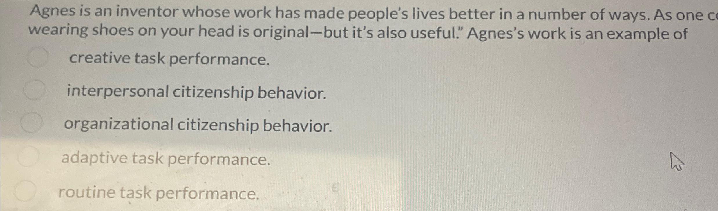  Agnes is an inventor whose work has made people's lives better