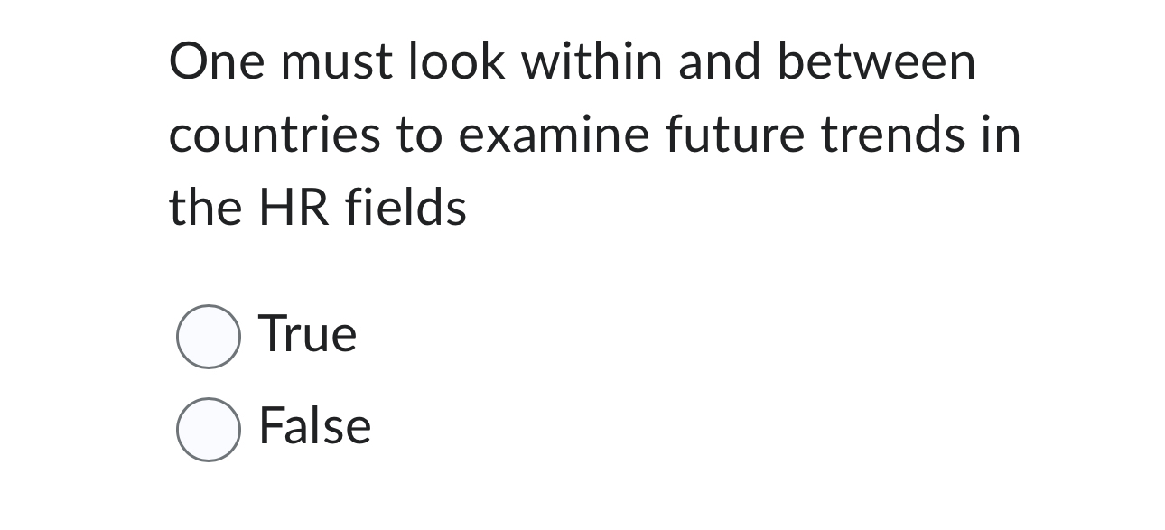  One must look within and between countries to examine future trends