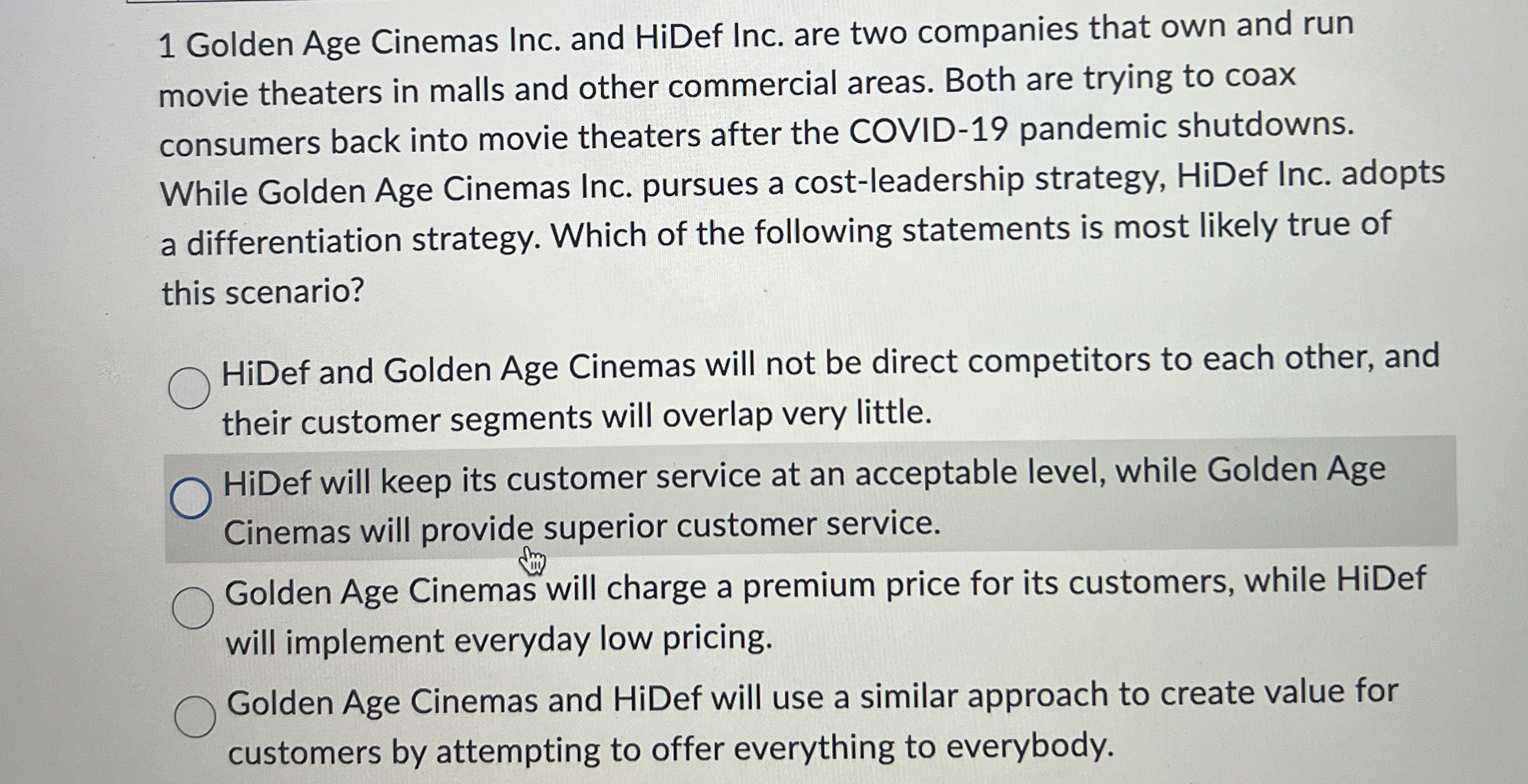  Narrator Based on what you know about the organizing framework, what