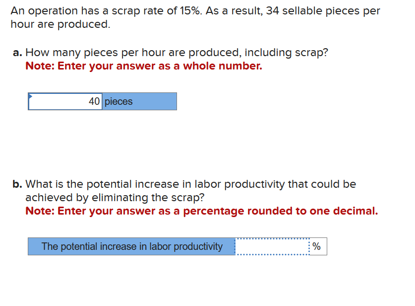  what is the potential increase in layor productivity that could be