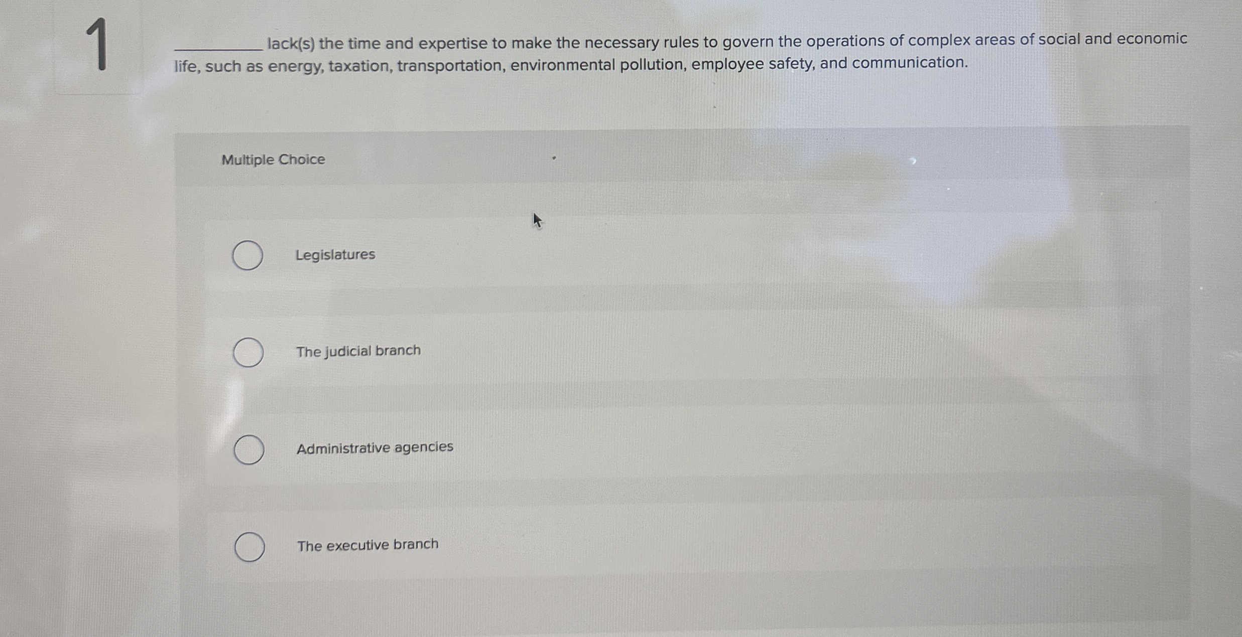  1 q, lack(s) the time and expertise to make the necessary