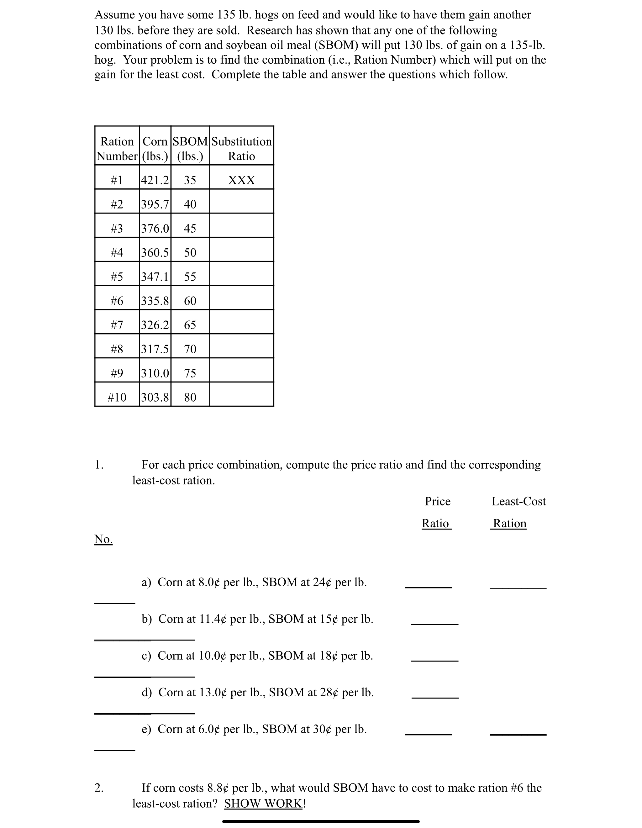  Due Thursday October 3,2024 Name Chapter 7 and 8 Assumptions MVP