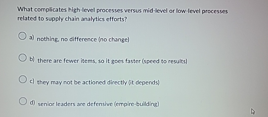 What complicates high-level processes versus mid-level or low-level processes related to