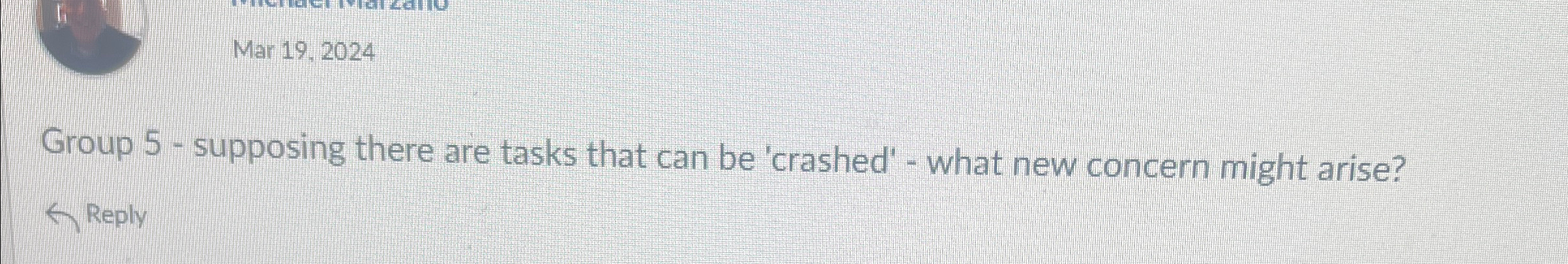  Mar 19,2024 Group 5- supposing there are tasks that can be