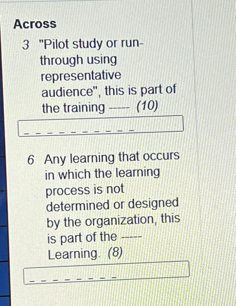  Across 3 "Pilot study or runthrough using representative audience", this is