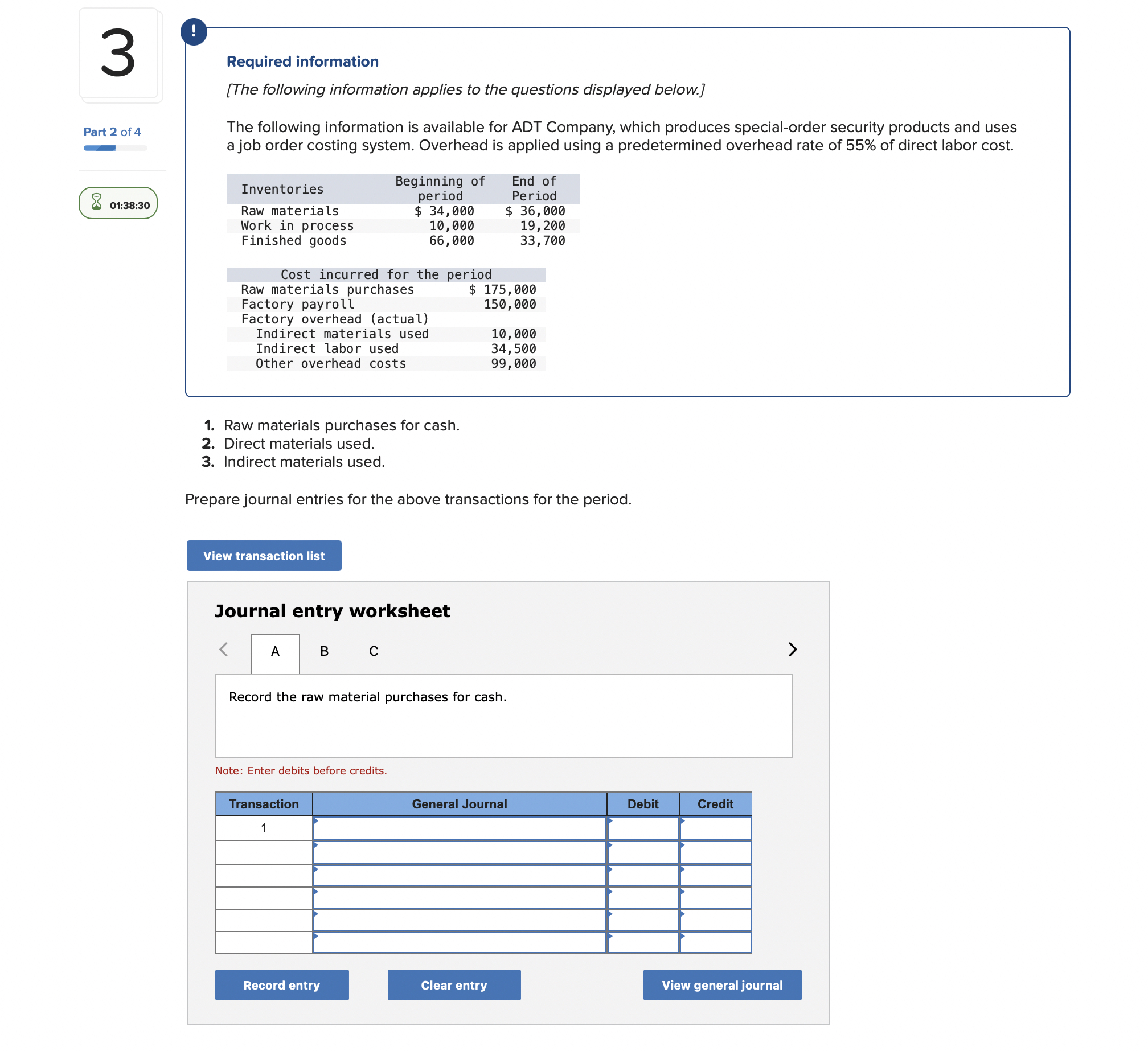 Please help me complete the questions 1,2 and 3! 