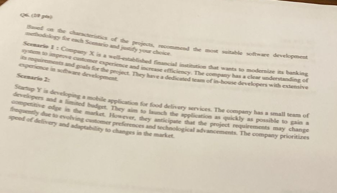  Q6.(ta pos) sysem as improve cassomer eqperience and increase efficiency. The